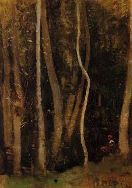 Figures in a Forest 1850 1860